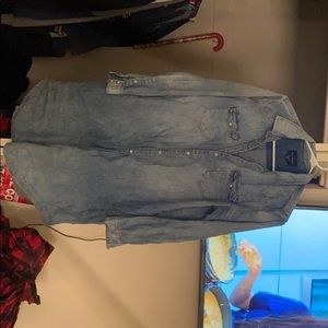 Lucky Brand long sleeve denim dress